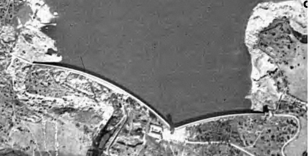 Presa antigua de Manzanares el Real 1956
