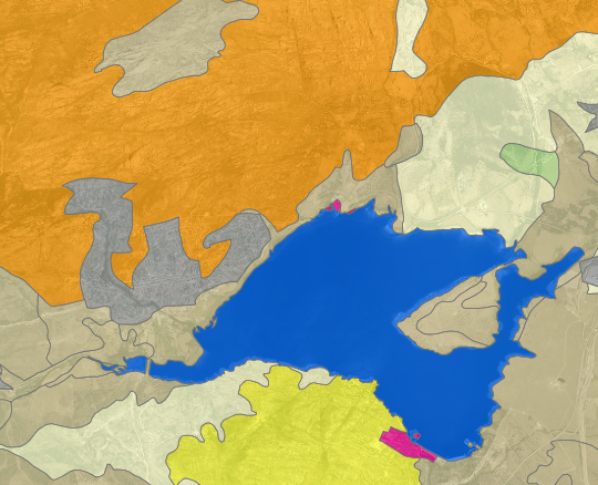 Mapa del suelo de la Pedriza